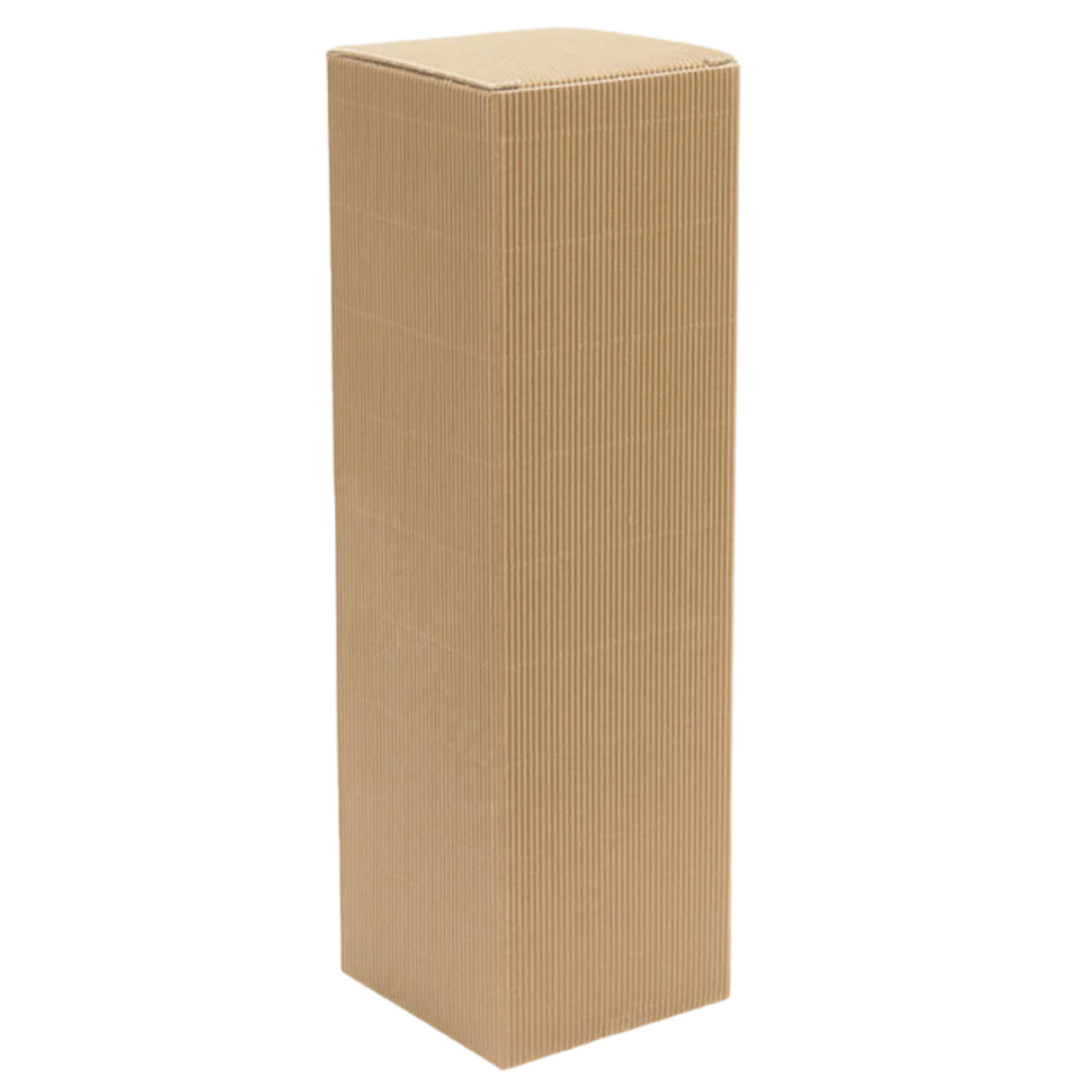 1 Bottle top opening fluted card Bottle box