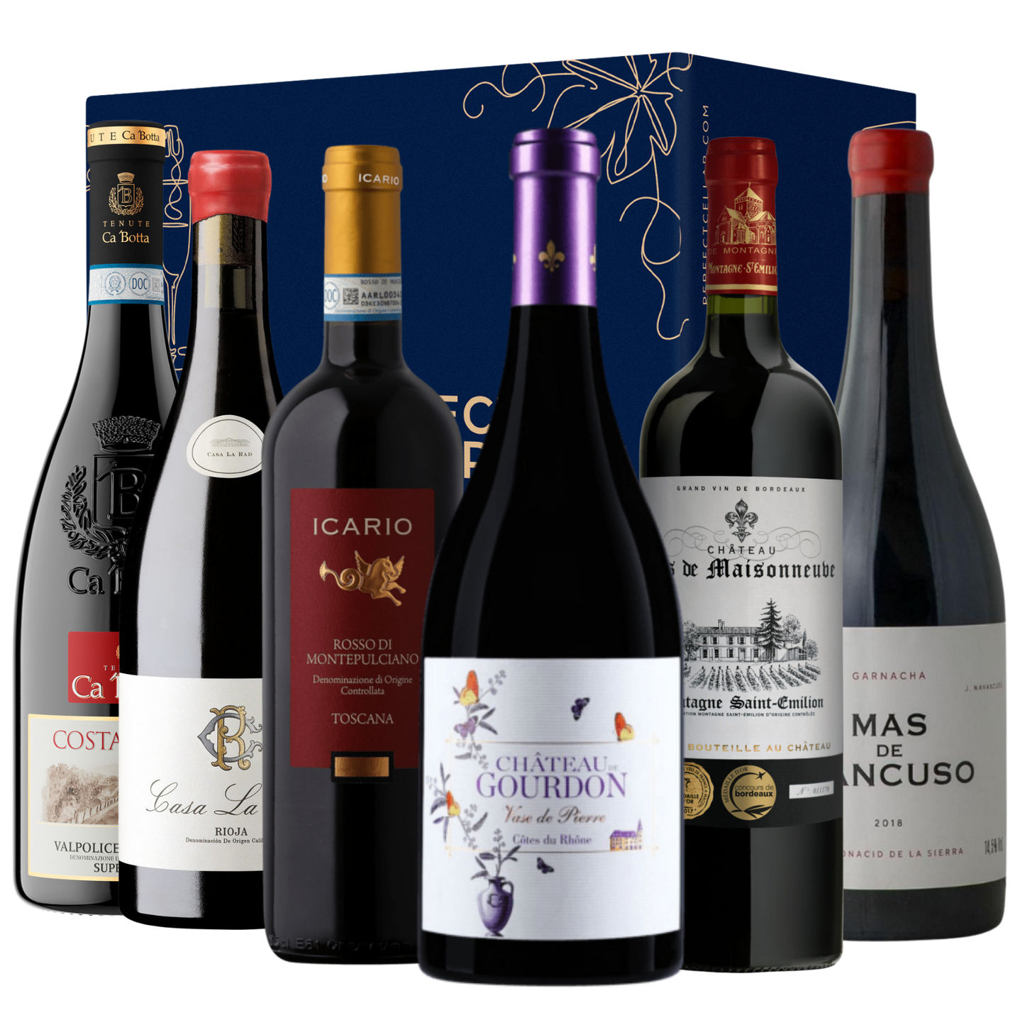 6 Bottle 'Introduction to Fine Red Wine'