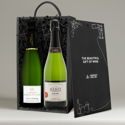 Blanc de Blancs Duo: Grower Champagne Gift Set
