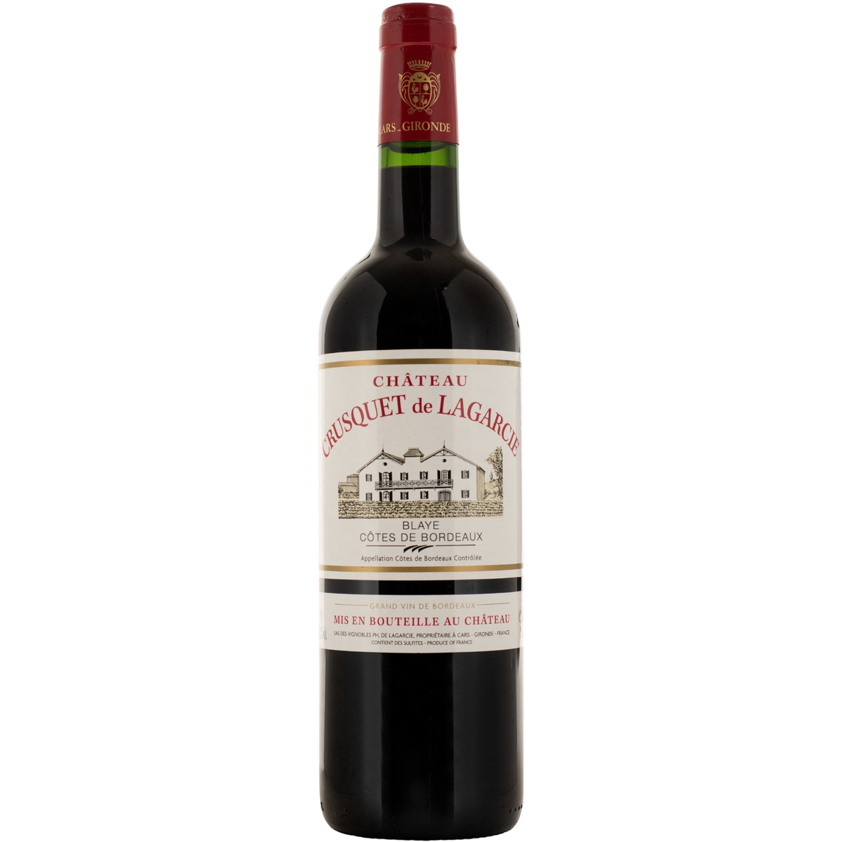 Chateau Crusquet de Lagarcie Blaye Cotes de Bordeaux 2020