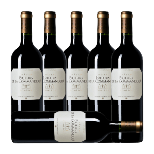 Château Prieurs de la Commanderie Pomerol 2018 (6 Bottle Case)