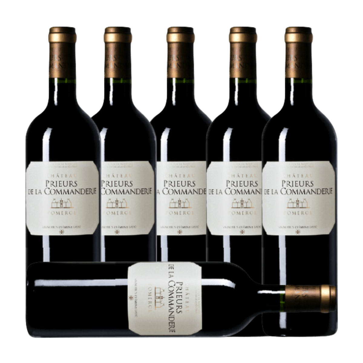 Chateau Prieurs de la Commanderie Pomerol 2020 (6 Bottle Case)