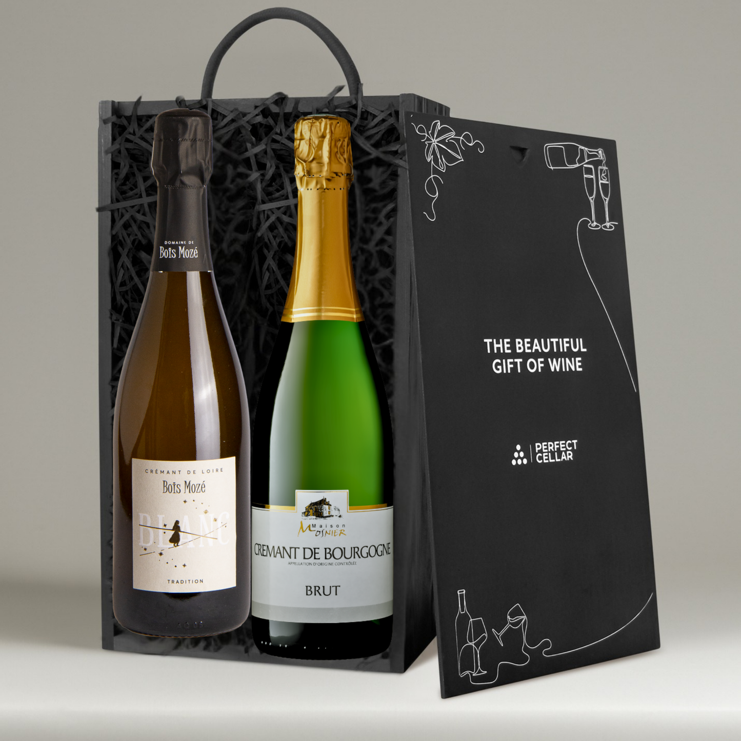 Crémant de Bourgogne & Loire – 2 Bottle Sparkling Case