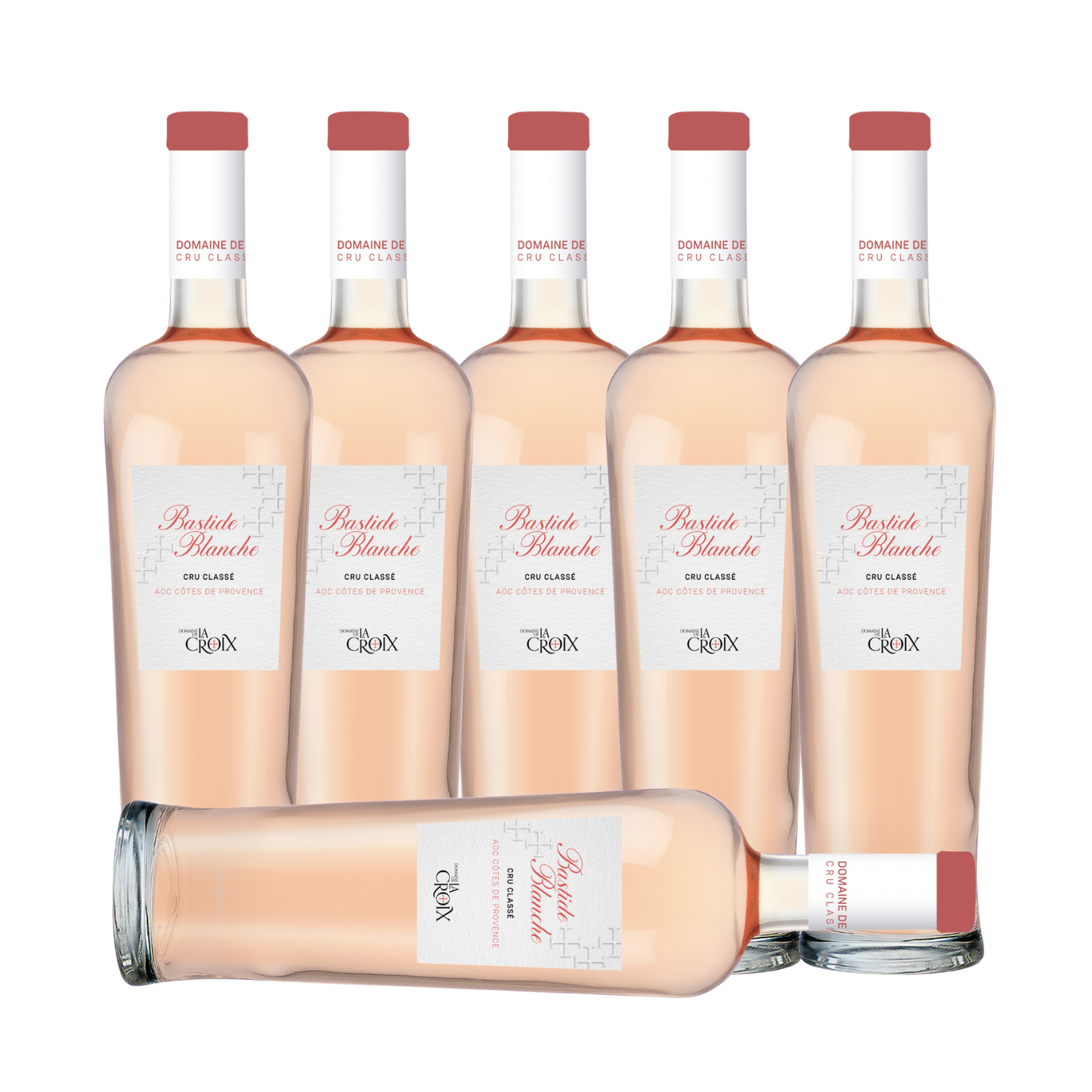 Domaine de la Croix Cuvee Bastide Blanche Cotes de Provence Cru Classe Rose 2025 (6 Bottle Case)