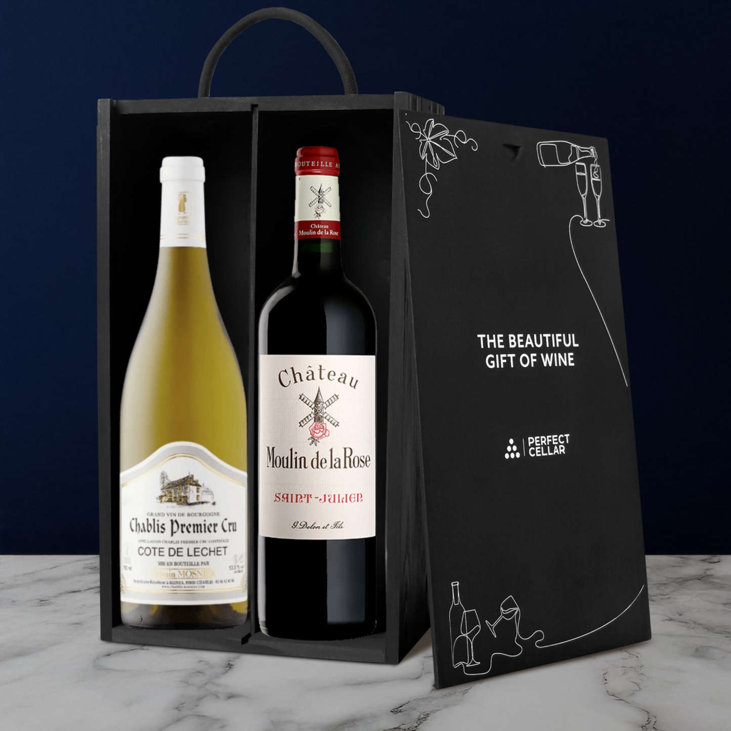 Fine Wine Duo: Red & White Gift Set