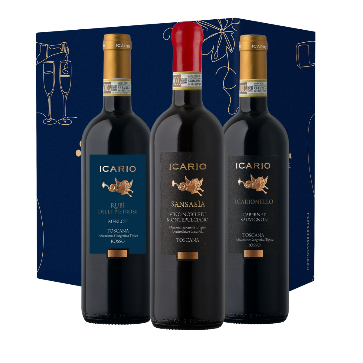 Icario 100% Trilogy | Three Wines. Pure Identity.