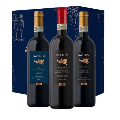 Icario 100% Trilogy | Three Wines. Pure Identity.
