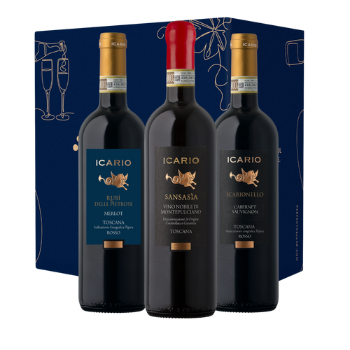 Icario 100% Trilogy | Three Wines. Pure Identity.