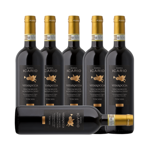 Icario Vitaroccia Vino Nobile di Montepulciano Riserva 2019 (6 Bottle Case)