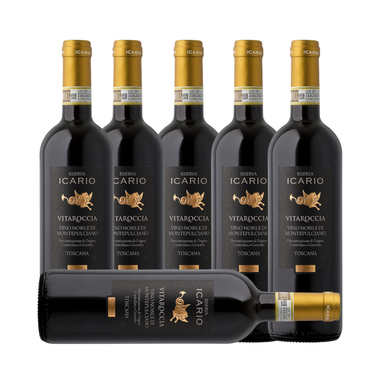 Icario Vitaroccia Vino Nobile di Montepulciano Riserva 2019 (6 Bottle Case)