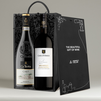 Italian Icons – Premium 2 Bottle Red Wine Gift Set