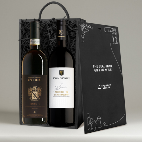 Italian Icons – Premium 2 Bottle Red Wine Gift Set