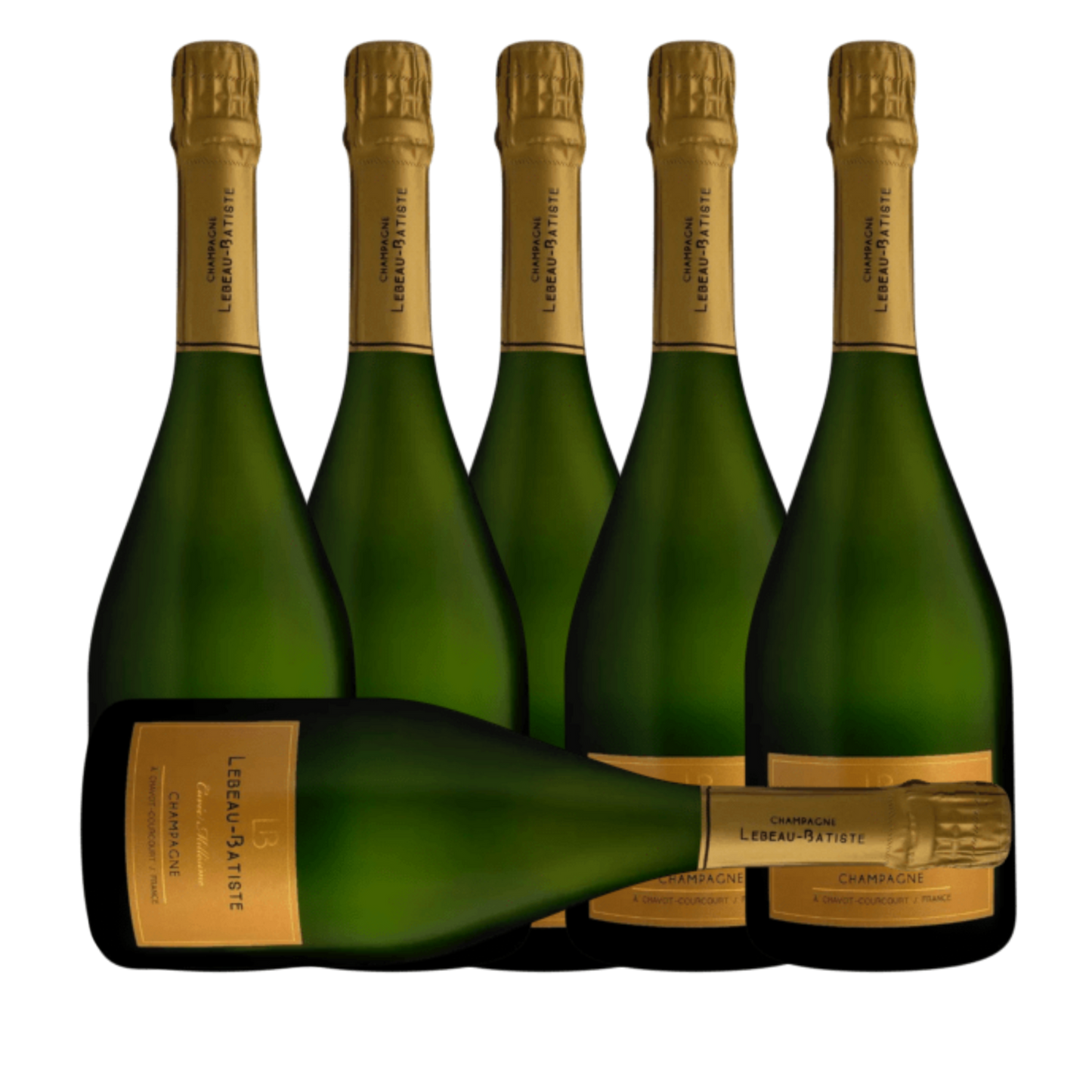 Lebeau-Batiste Cuvee Millesime Champagne 2021 (6 Bottle Case)