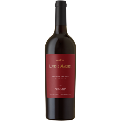 Louis Martini Monte Rosso Vineyard Gnarly Vine Zinfandel 2017 (6 Bottle Case)