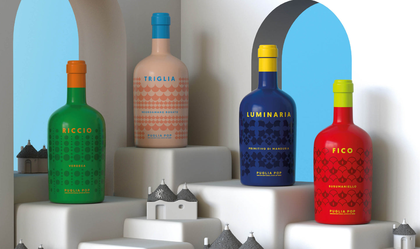 Puglia Pop Glass Stopper