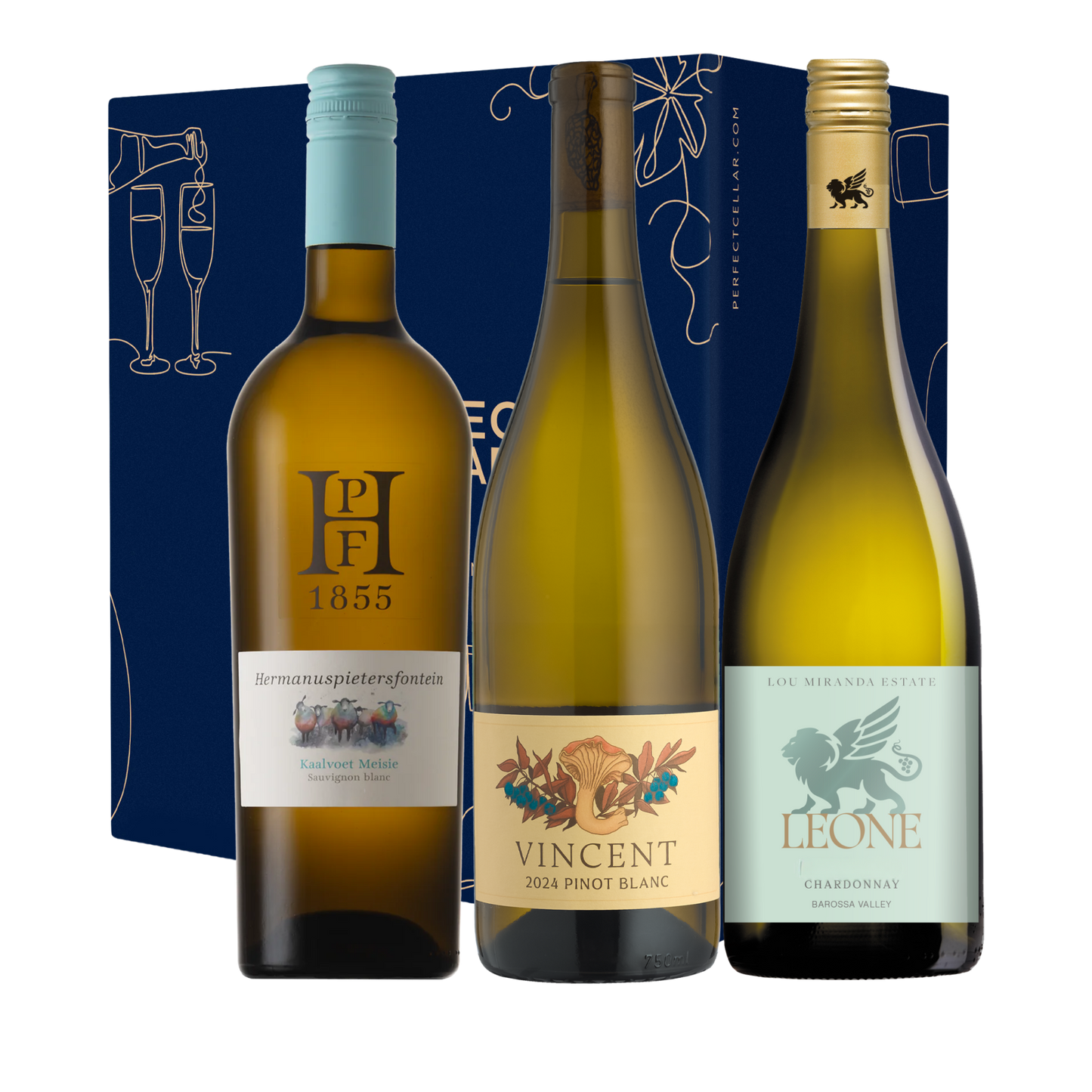 Three Continents Whites Trio